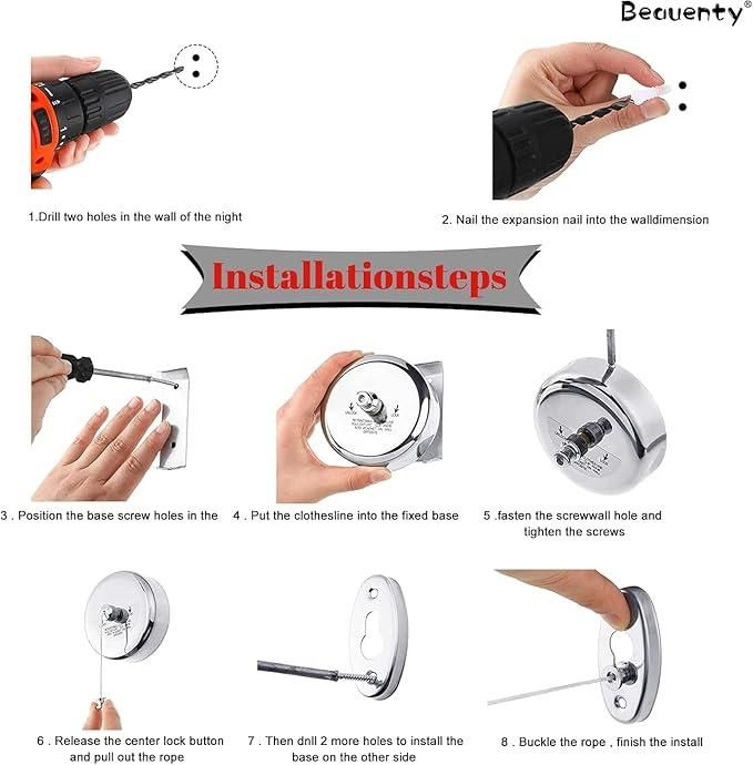 SteelLine™ Heavy-Duty Clothesline