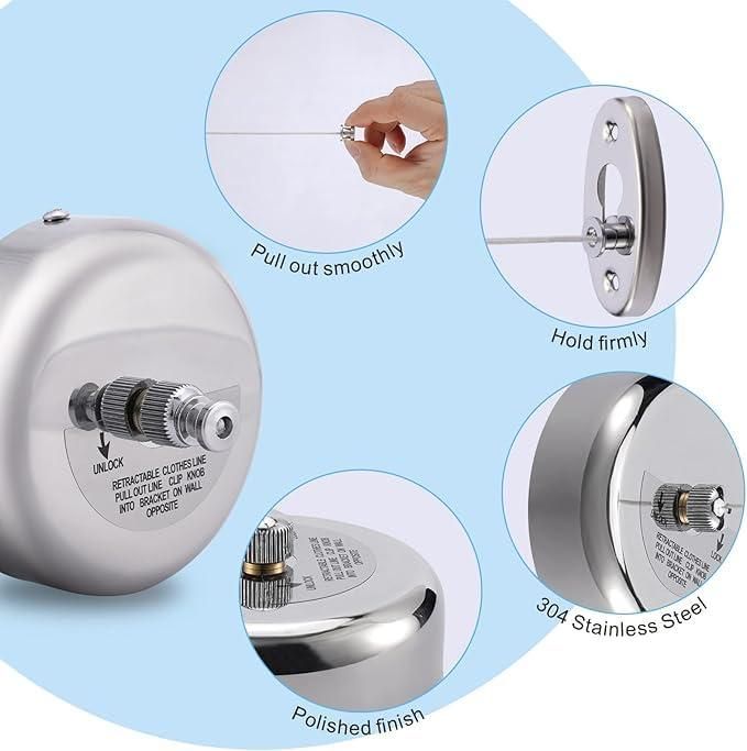 SteelLine™ Heavy-Duty Clothesline